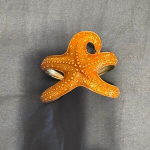 Orange Starfish bracelet